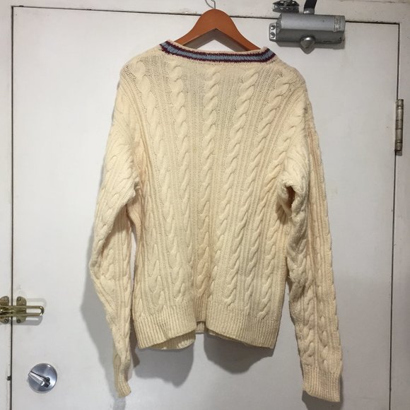 VINTAGE KNITTED WOOL CARDIGAN SWEATERS SIZE XL - Picture 3 of 5